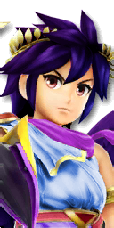 Dark Pit but the colors of the bisexual pride flag